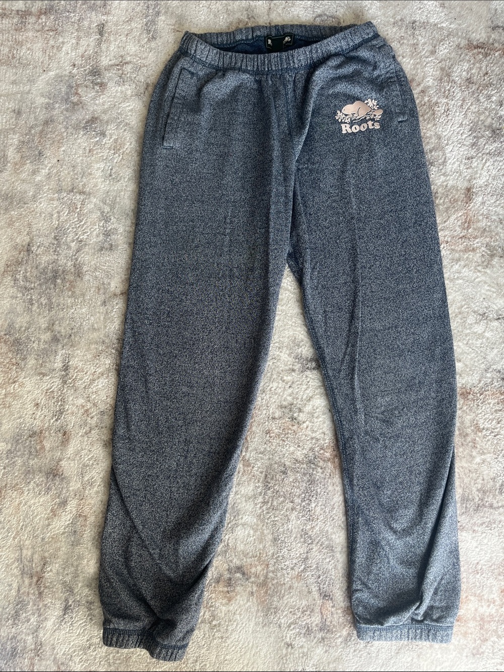 Roots Small Charcoal Heather Gray Sweatpants